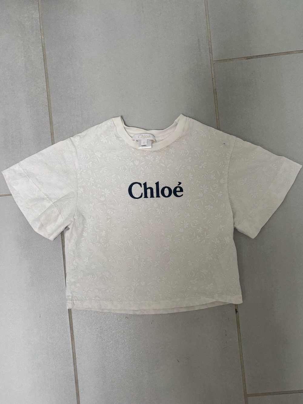 Chloé Cream Tee